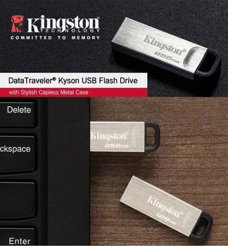 100% Originálne Kingston kl ' úč USB Flash Disky DTKN 32GB 64GB 128GB Pero Disk 3.0 USB3.2 Gen1 Disku Stick pre Stolné počítače, Prenosné počítače