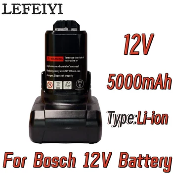 12V/O 10,8 V lítium-iónová batéria náhradná batéria 5.0 Ah vhodný pre Bosch 12V akumulátorové náradie BAT411 BAT420