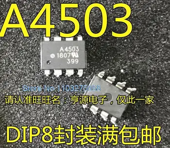 (20PCS/LOT) A4503 HCPL-4503 A4503V HCPL-4503V DIP-8 Nový, Originálny Zásob Energie čip