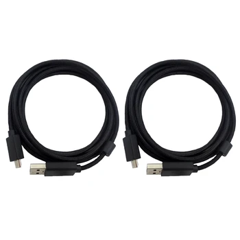 2X 2M USB, Slúchadlový Kábel Audio Kábel Pre Logitech G633 G633S Headset