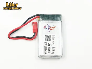 3,7 V 1300mAh lítium-polymérová batéria Flygt špeciálne Lipo batérie 903048 15C konektor JST