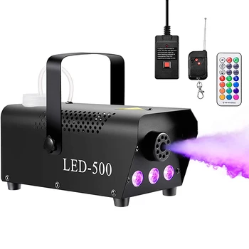 500W DJ LED Dymu Stroj s RGB LED Svetlá a Diaľkové Ovládanie pre Svadobné Party Halloween Efekt Hot Predaj