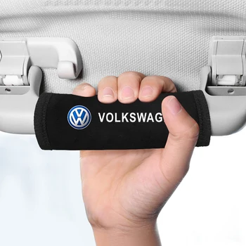 Auto Styling Strechy Rukoväť, Ochranný Kryt, Plyšové Zábradlia Chránič Pre VW Volkswagen Polo Golf 5 6 7 Passat B5 B6 Touran Jetta