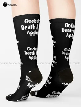 Bohov Smrti Milujú Jablká Death Note Deathnote Kira Yagami Yagmi Svetlo Ponožky, Bavlnené Ponožky Pre Ženy 360° Digitálna Tlač Darček