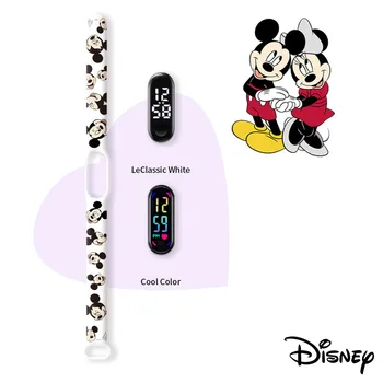 Disney Mickey Minne Mouse, Káčer Donald Cartoon Vytlačené Silikónové Popruh Pre Xiao Sledujte 3 4 5 6 7 8 Pohyb Náramok Príslušenstvo