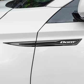 Dvere auta Pás Riadok Kovové Samolepky pre Dodge Dart Znak Auto Bočné Krídlo Blatník Obtlačky Telo Vonkajšie Príslušenstvo