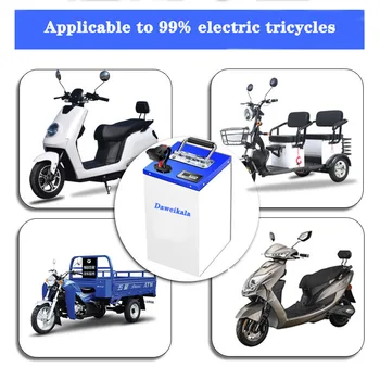 Elektrické vozidlo lítium battery60v72Vsuper kapacita 200 km lítiové batérie, elektrický motocykel, trojkolka lítiová batéria