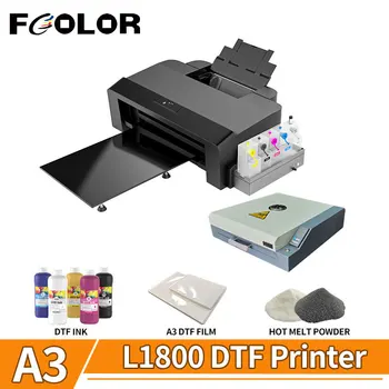 Fcolor Epson A3 L1800 DST Tlačiarne Priamo na Prenos DST Film Atramentová Tlačiareň Stroj s DST Rúra na Tričko Oblečenie Tlač