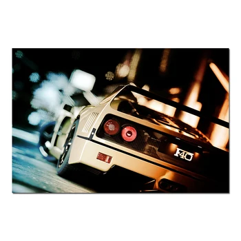 Ferrari F40 Klasické Supercar Plagátu, Plátna Obrazov, na Obývacia Izba HD Tlačené Steny Umenie Vozidla, Obrázky, Domáce Dekorácie