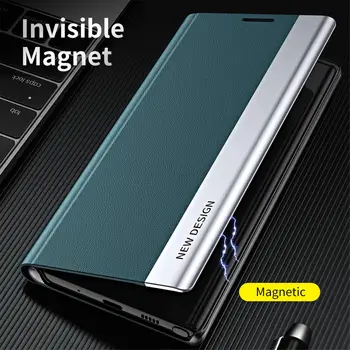 Flip Magnetické puzdro Pre Xiao 12X Pro 10 TON Lite Mi 11T Pro Xiao POCO F3 M3 M4 X3 NFC Luxusné Peňaženky Stojan, Kryt Telefónu Coque Taška