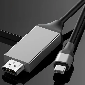 Fomoro USB 3.1 HDMI Kompatibilný Kábel Adaptéra 4K 30Hz 2m Samec Samec Typ C Na HDTV pre MacBook Samsung Galaxy S9/S8 Huawe