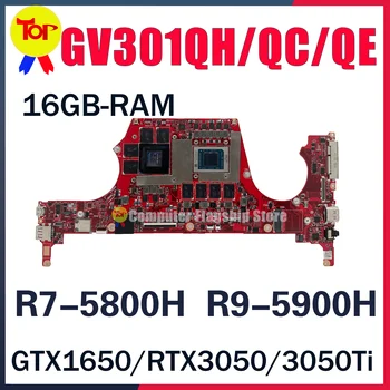 GV301QH Notebook základná Doska Pre ASUS ROG Prietok X13 GV301 GV301QC GV301QE Doske R7-5800H R9-5900H GTX1650 RTX3050 RTX3050Ti 16 G
