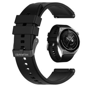 Huawei Originál Popruh pre HUAWEI SLEDOVAŤ GT 3 Pro / GT3 GT4 46 mm Silikónové 22 mm Watchband pre HUAWEI GT2 Pro GT 2E Náramok