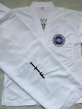 ITF Tradičné Taekwondo Uniformy Začiatočníkov, Študentov Kadet Uniformy Novo rekonštruované rýchle sušenie tkaniny s výšivky
