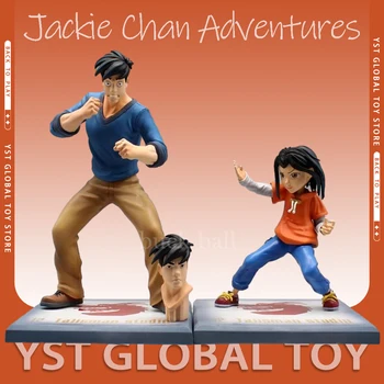 Jackie Chan Dobrodružstvo Obrázok Jackie Chan Figúrka Jade Chan Anime Postavy Pvc Socha Model Ornament Dekorácie Deti Hračky Darček