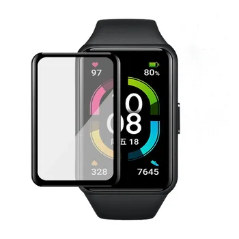 Jasné, Ochranná Fólia pre Honor 6 Smartwatch Ultra-tenké Plný Kryt Na Huawei Band 6 Chránič Obrazovke HD Filmov Príslušenstvo