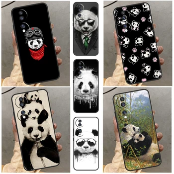 Karikatúra Roztomilý medvedík Panda Prípade Huawei P30 Lite P20 P40 P50 Pro P Smart 2019 Nova 5T Česť X7 X8 X9 50 70 Coque