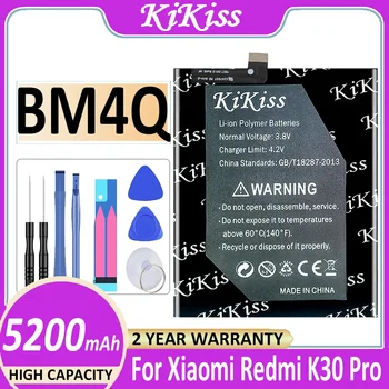 KiKiss Batérie BM4Q Pre Xiao Redmi K30 Pro K30pro 5200mAh BM4Q Poco F2 Pro Náhradná Batéria + Bezplatné Nástroje