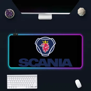 Luxusné Auto SCANIA RGB počítačový hráč klávesnica podložka pod myš podložka pod myš s LED light-emitting podložka pod myš gumy počítač herné podložka pod myš