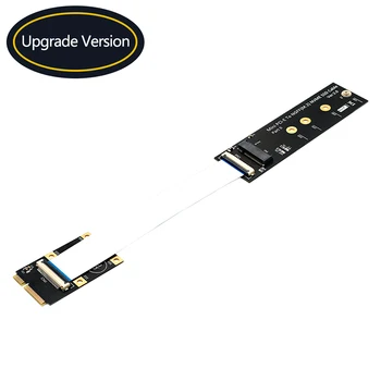 M. 2 NVME SSD na Mini PCI-e Karty Adaptéra Podstavec s FFC Kábel pre M. 2 Tlačidlo M 2230/2242/2260/2280 NVME SSD Converter Predlžovací Kábel