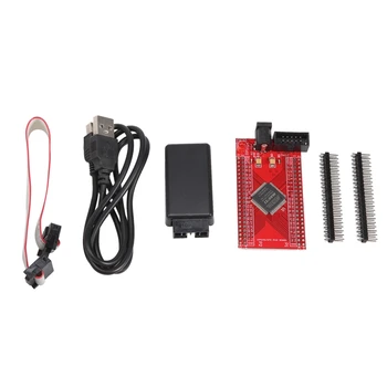 Max II EPM240 CPLD Vývoj Doska Vzdelávania Rada USB Prijímač, Mini USB Kábel 10-Pin JTAG prepojovací Kábel Červená