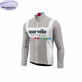 MORVELO Cyklistika Dres Mužov Cyklistické Oblečenie Triatlon Dlhý Rukáv Maillot Ropa Ciclismo Hombre
