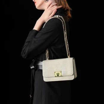 Módne dámske kabelky cowhide Ženy tašky, luxusné značky kvalitné luxusné dizajnér originálne kožené kabelky pre ženy kabelka