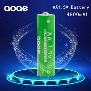 Nabíjateľné batérie 1,5 V AA nabíjateľné batérie nabíjačka vhodná pre diaľkové ovládanie alkalické batérie 4800mah