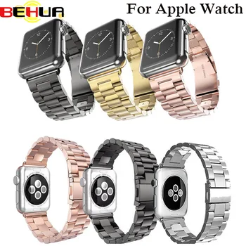 Nerezová Oceľ Hodinky kapela zápästie pre apple hodinky 42 mm 38 mm odkaz náramok Nahradenie Watchband pre iwatch serise 1 2