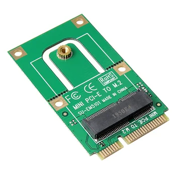 NGFF na Mini PCI-E na M2 Adaptér Converter Rozširujúcej Karty M2 Tlačidlo NGFF E Rozhranie pre M2 Bezdrôtová WiFi Modul