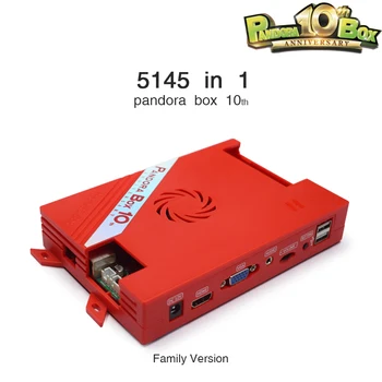 Nová Verzia Arcade Domov DIY Rada Pandora Box 10. 5142 V 1 2 Hráčov USB Light-Gun Trackball 3D, WIFI, Hry Doskové