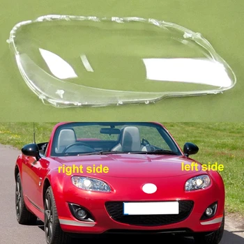Pre Mazda MX-5 MX5 2009 2010 2011 2012 2013 2014 Svetlometov Kryt Objektívu Transparentné Tienidlo Svetlomet Shell Plexisklo