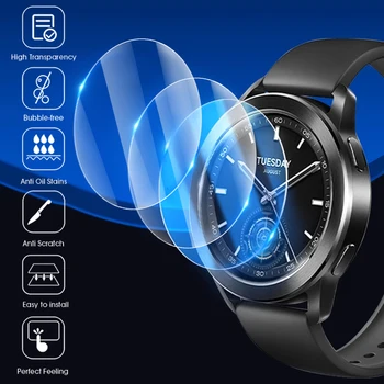 Pre Xiao Mi POZERAŤ S3 Tvrdené Sklo Ochranný Film Pre Mi S3 Smartwatch HD Ultra Tenké Anti-scratch Screen Protector
