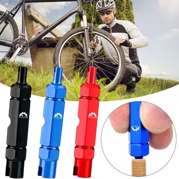 Predĺženie Tyče Anti-slip Cestné Bicykle MTB Bike Ventil Nástroj Ventil Core Odstraňovač Demontáž Kľúča Vzduchu-Ventil Kľúč
