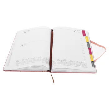 Program Kniha Ročný Notebook Mesačný Plánovač Plán Poznámkový Blok Prenosné Papier Plán Jemné Denné Plánovanie Notebook