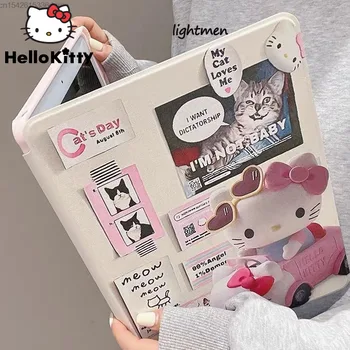 Sanrio Hello Kitty Roztomilé Anime Nové Grafické IPad Ochranné Prípade Rotujúcich IPad Vzduchu 5 4 3 Mini 6 Prípade Ipad 2022 10.2 11 Palcový Kryt