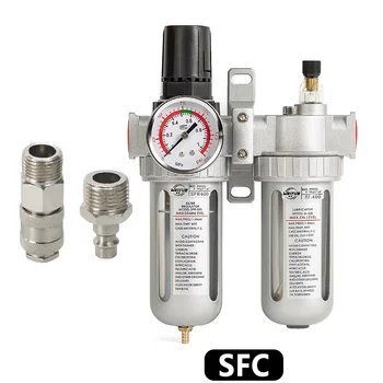 SFC-400 SFC-300 SFC-200 Kompresor vzduchový Filter Regulátor Oleja, Vody, Benzínu Trap Filter Regulátor Ventil Automatický Vypúšťací