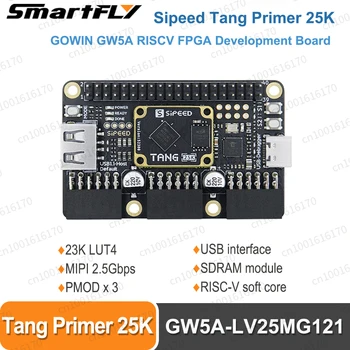 Sipeed Tang Primer 25K GOWIN GW5A RISCV pomocou fpga Vývoj Doska PMOD SDRAM 23K LUT4 MIPI 2.5 gb / S 50Mhz Activecrystal oscilátor