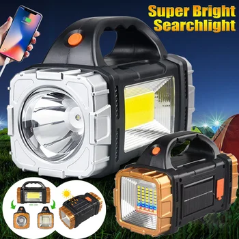 Solárna Baterka Prenosné Elektrické Svetlomet, Ručné Baterky Veľkú Kapacitu, Nepremokavé Núdzové Camping Svetle Reflektorov