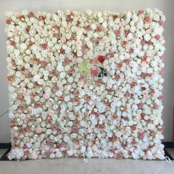 SPR Rustikálny Svadobné Udalosti stropov Black Rose Skúmie Umelé Roll Up Kvet Pozadí na Stenu