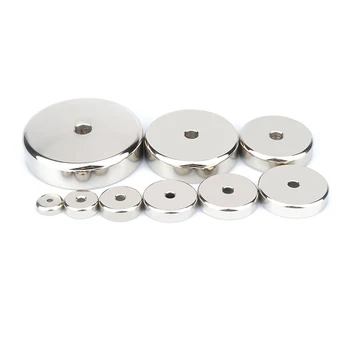 Super Silné Neodýmu Magnet D16mm 20 mm 25 mm 32 mm 36 mm 42mm Zápustnými Kolo Pohára Remesiel Magnet permanentnými Disk pre DIY