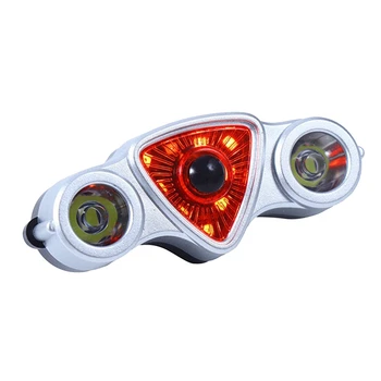 Svetlo na bicykel smerovku USB Nabíjateľné Vodotesný LED Signál Svietidlá Pre Vonkajšie Koleso Zadné Svetlo Dodávky