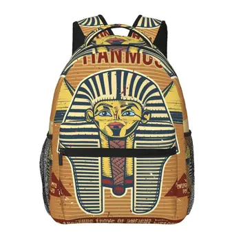 Ženy, Muži Batoh Vintage Pyramídy Faraóna Cestovné Žena Taška Muž Notebook Batoh Knihy Taška